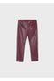 Girl's Lycra Faux Leather Leggings - 4763 - 4
