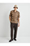 Loose Baggy Trousers Fabric Chino with Buttoned Pocket Detail - 2