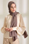 Medina Silk Dark Mink Shawl - 2