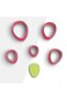 Organic Shape Polymer Clay Cutting Mold, Earring Mold, Jewelry Mold, Clay Cutter, 5 Sizes, No: 814