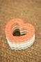 Heart Patterned Baby Teether and Salmon - 3