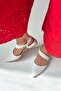 Martha Women's Heeled Leather Sandals White - 2