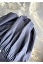 Black Long Elastic Balloon Skirt - 3