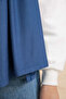 Combed Cotton Indigo Shawl - 5