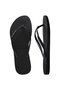Slim Glitter Ii Blackblack Black Women's Slippers - 5
