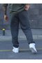 Comfortable Fit Anthracite Straight Leg Men's Tracksuit - 3