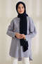 Medina Silk Navy Blue Shawl - 2