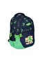 Boy's Feeding Water Resistant 4 Compartment School Backpack RLX1350 Green Dinosaur - 3