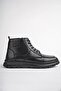 Gilberto Garantili Zippered Lace-Up Fur Light Sole Men's Boots
