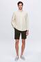 Ds Damat Comfort Beige Button Collar Relaxed Fit Linen Look 100% Cotton Shirt - 7