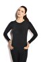 Women's Black Soft Top Underwear Thermal 597 - 2