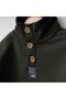 Newborn Baby Girl and Boy Winter Fleece Sports Suit Double Bottom Top Board Button Detail Pocket Suit - 2