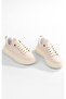 Women's Beige Simple and Elegant Casual Sneaker - 2