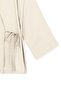 Gabardine Kimono Cream with Tie - 3