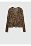 Animal Print Blouse - 3