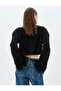 Turtleneck Long Sleeve Tassel Crop Knit Sweater - 4