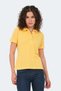 Vera I Women's Polo Neck Yellow T-Shirt - 5