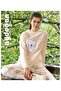 40021 Women's Fleece Pajama Set Beige - 4