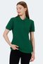 Vera I Women's Polo Neck Green T-Shirt - 6