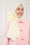 Pure Cotton Shawl Ivory