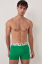 Cotton Lycra Flexible Fabric Printed Colorful Patterned Set of 3 Men's Boxers - 4