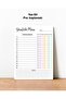 Daily Planner Yaz-Erase Pvc Poster 30x42 cm