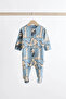 100% Organic Cotton Neutral Animal Patterned 3-Piece Sleeping Bag Set Alyk79519 - 4