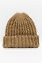 Women's Camel Hair Hand Knitted Mohair Wool Beret - 4