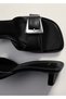 Buckle leather sandals - 5