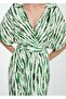 Belted, Patterned Jumpsuit - 8