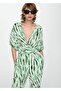 Belted, Patterned Jumpsuit