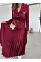 Burgundy jacket skirt premium set - 8