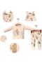 Little Bear Printed 5-Piece Baby Hospital Release Newborn Bodysuit Set - 2