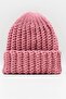 Women's Hand Knitted Winter Wool Beret Rose