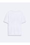 Slogan Crew Neck Short Sleeve Relaxed Fit White T-Shirt - 2