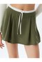 Women's Khaki Mini Skort - 5