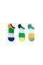 3 Pairs Patterned Men's Ballerina Socks - 2