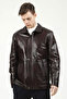 Colorado Men's Real Leather Coat Chestnut