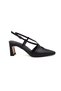 (London) Women's Closed Toe Heel Shoes BLACK - 3