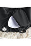 Women's 5 Piece Satin Laced Nightgown Bridal Dowry Set Black 30740 - 6