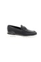 152-19488 Genuine Leather Inside and Outside Eva Light Sole Men's Casual Shoes BLACK - 2