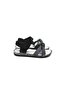 (Arzen Sandals) Thermo Non-Slip Sole Velcro Children's Sandals Black - 3