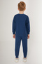 Boy's Navy Blue Pajama Set 50285659 -Vr033 - 4
