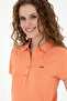 Women's Salmon Basic Polo Neck T-Shirt 50285846 -Vr047 - 4