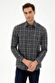 Men's Anthracite Long Sleeve Shirt 50296616 -Vr006