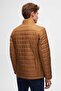 Ds Groom Slim Fit Cinnamon Windproof Fiber Filled Inflatable Coat - 6