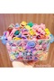 Durable Girl's Rubber Buckle Set with Colorful Mixed Figures - Adorable Baby Rubber Buckle - 5