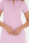 Women's Pink Polo Collar Knitted Dress 50285859-Vr041 - 6
