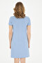 Women's Light Blue Knit Dress 50285859-VR003 - 5