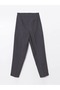 Lcw Vision Dark Gray Melange Women's Carrot Cut Straight Trousers - 6